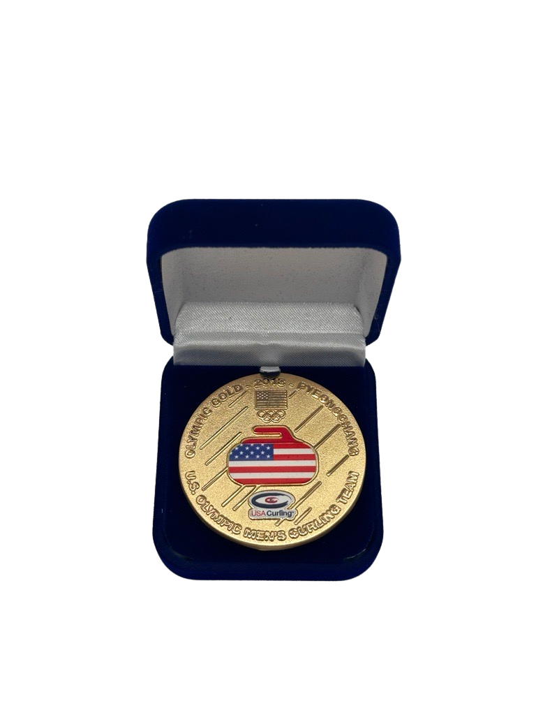 Commemorative Gold Medal Pin