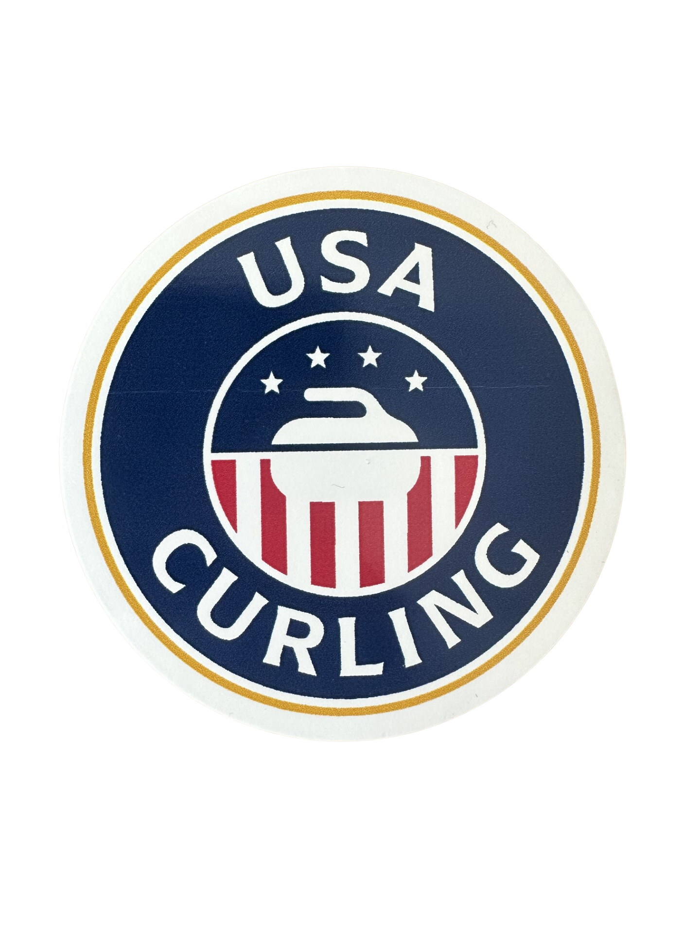 USA Curling Decal
