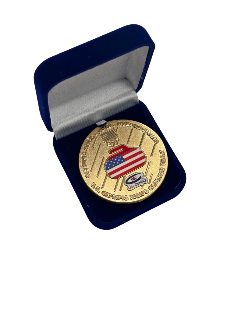 Commemorative Gold Medal Pin