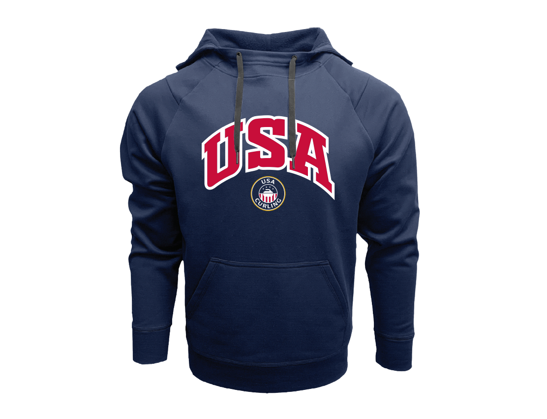 Unisex Performance USA Curling Hoodie