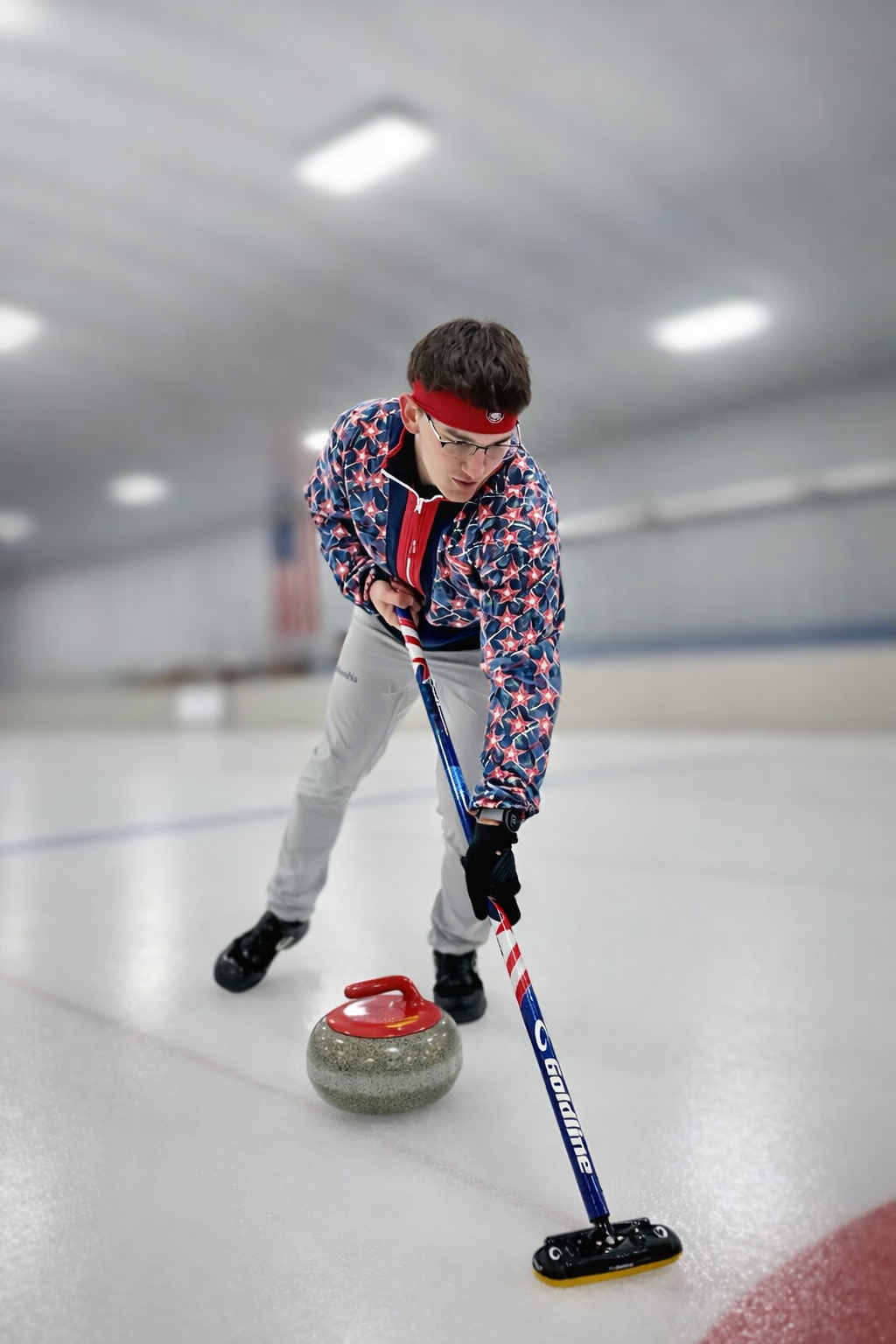 The Aidan Oldenburg Red Headband