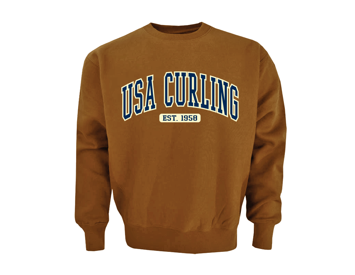 Unisex USA Curling Crewneck - PRE-ORDER