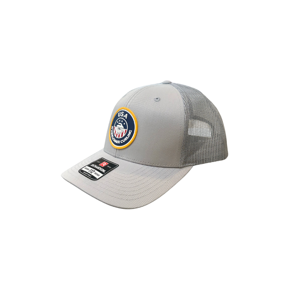 USA Curling Wheelchair Trucker Hat