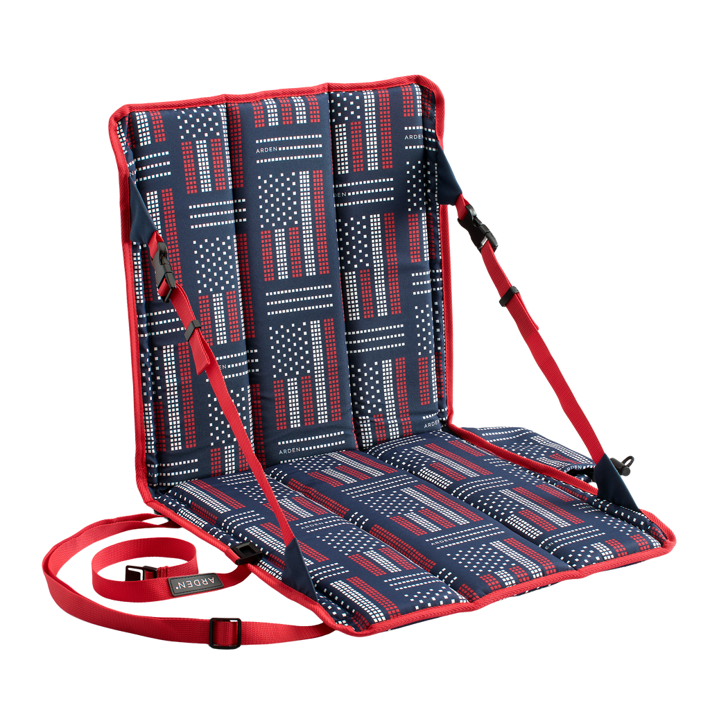 USA Curling Custom Heat Cushion + Battery Bundle