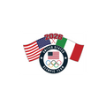 USOC 2026 Dual Flag Pin