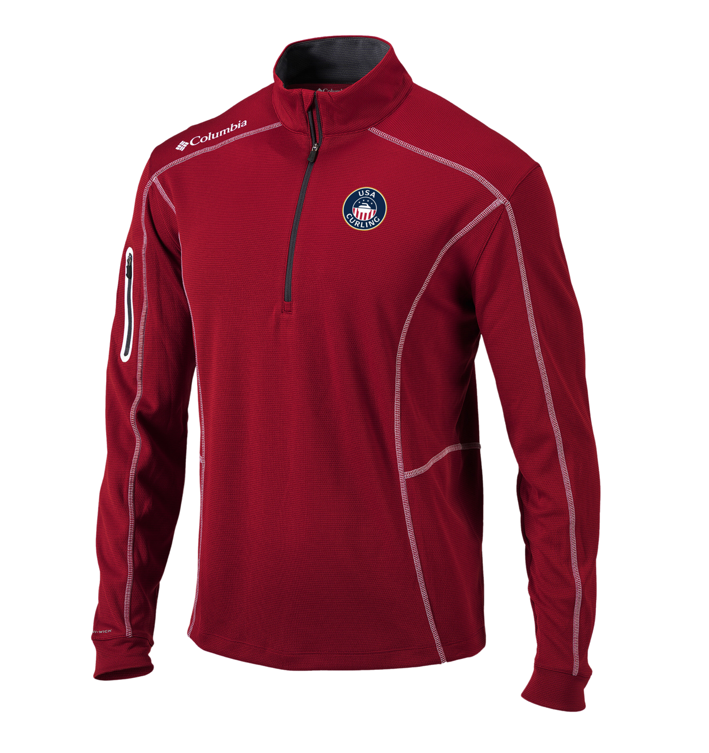 Men's Columbia Omni-Wick Shotgun Quarter Zip – USA Curling Shop Men's Columbia Omni-Wick Shotgun Quarter Zip – USA Curling Shop