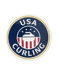 USA Curling Decal