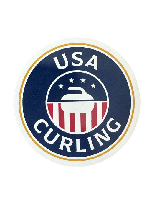 USA Curling Decal