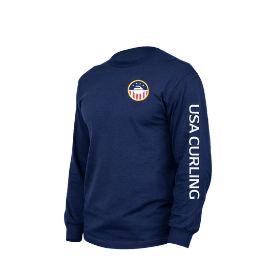 Unisex USA Curling Long Sleeve
