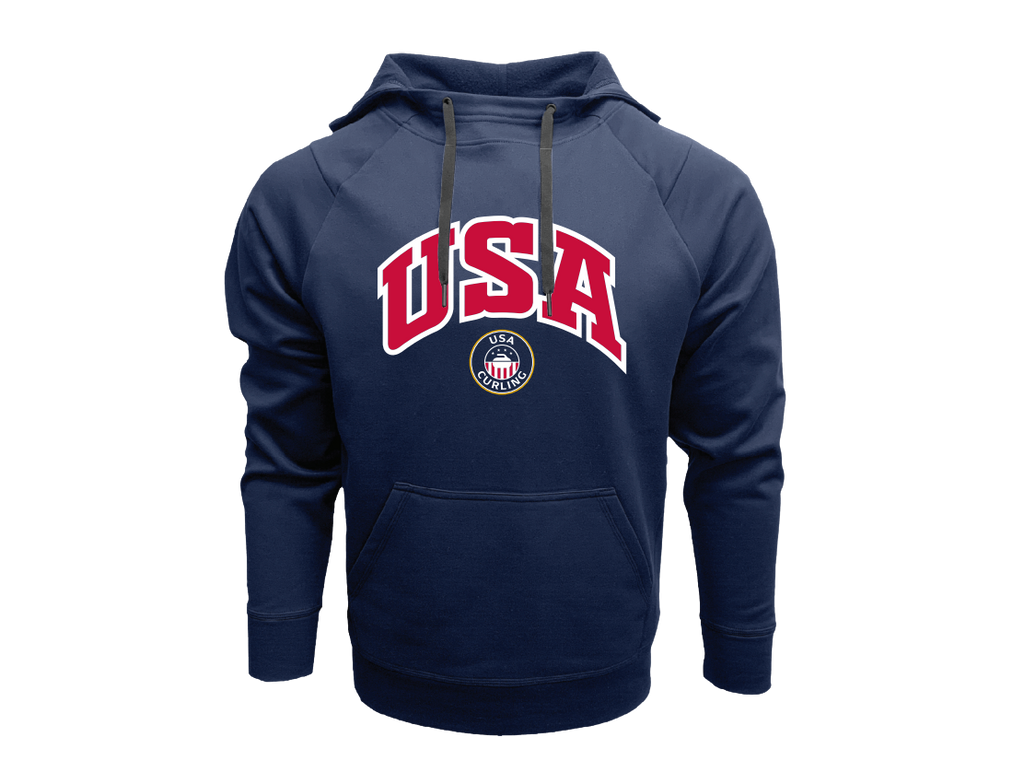 Unisex Performance USA Curling Hoodie
