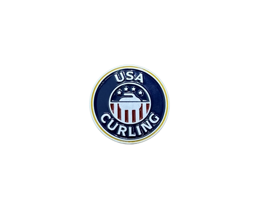 USA Curling Pin