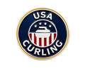 USA Curling Pin