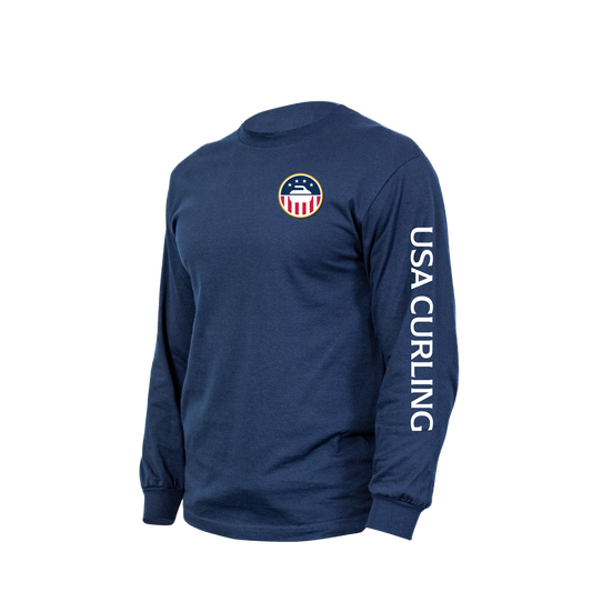 Unisex USA Curling Long Sleeve